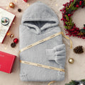 Bedsure Soft Wearable Blanket Hoodies for Women, Grey, Standard