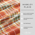 Hawley Plaid Harvest Cotton Tablecloth, Multicolor - 70" W x 70" L Round