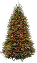 National Tree Company 7.5ft Pre-Lit Dunhill Fir Artificial Christmas Tree
