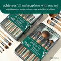 EcoTools 6-Piece Start the Day Beautifully Makeup Brush Set, Makeup Brushes For Eyeshadow, Blush, Concealer, & Foundation Application, Eco-Friendly, Gift Set, Synthetic Hair, Vegan & Cruelty-Free