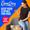 ChomChom Roller Pet Hair Remover – Reusable Lint Roller Pet Hair Removal Tool for Clothes, Couches, Cars and Travel - Cat Dog Hair Remover, Compact, No Sticky Refills Needed (Mini Roller)