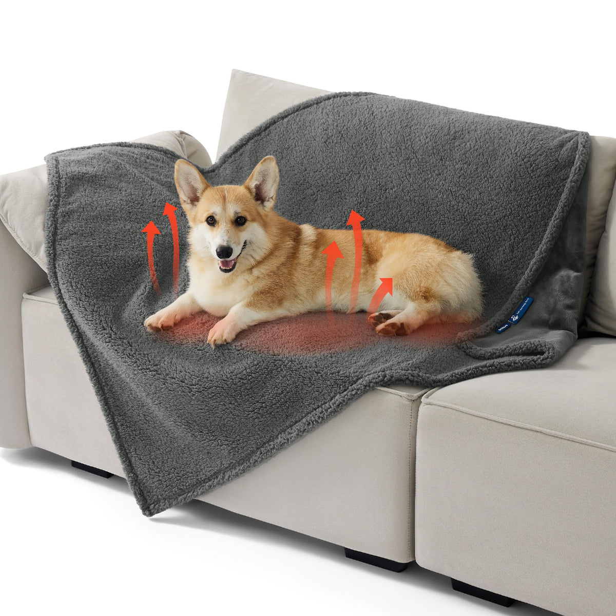 Bedsure Waterproof Dog Blankets for Small Dogs Soft Cat Blanket Warm,25X35