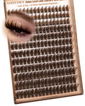 Goddvenus Manga Lash Clusters With Spikes Wispy Cluster Eyelash Extensions Fluffy Anime Eyelashes Clusters Reusable Faux Mink Fairy Individual Lash Extension (D Curve 12-18mm 204 pieces)