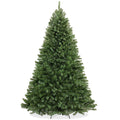 Casafield 7.5FT Realistic Green Spruce Unlit Artificial Holiday Christmas Tree with Sturdy Metal Stand