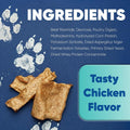 Virbac C.E.T.® Enzymatic Oral Hygiene Chews for Dogs, Medium - Plaque & Tartar Control - Single Layer Beefhide with Exclusive Dual-Enzyme System & Tasty Chicken Flavor - Easy to Give Dog Dental Chew