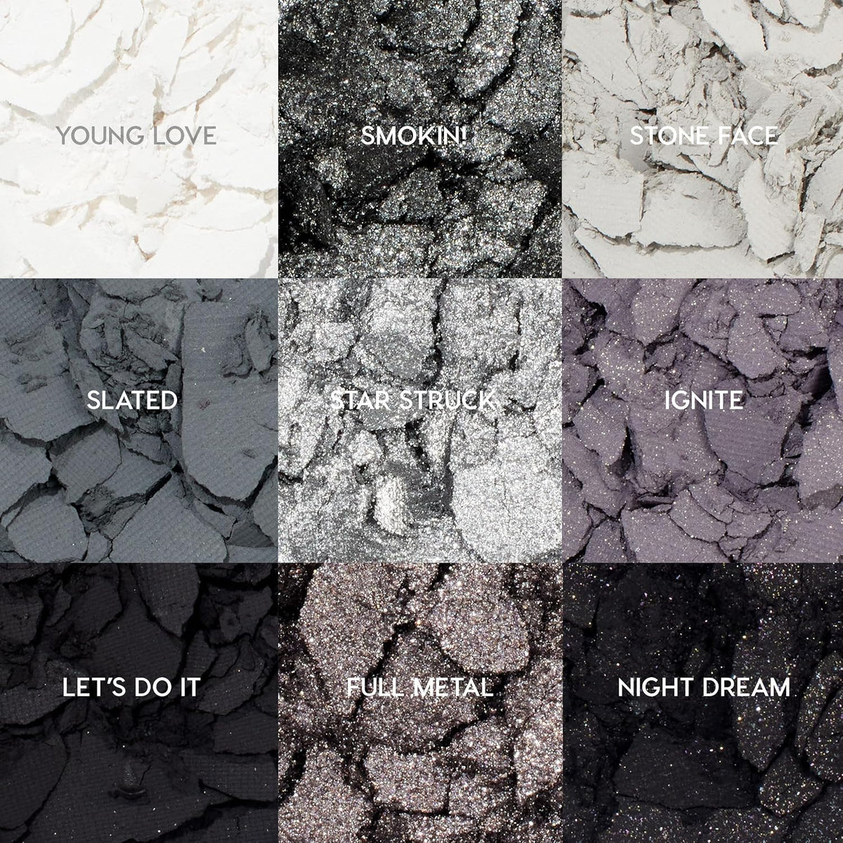 ColourPop Blowin' Smoke Eyeshadow Palette - Silver & Smokey Eye Eyeshadow Palette with Metallic & Matte Finishes - High-Pigment Eye Makeup with Long-Wearing Formula (0.3 oz)