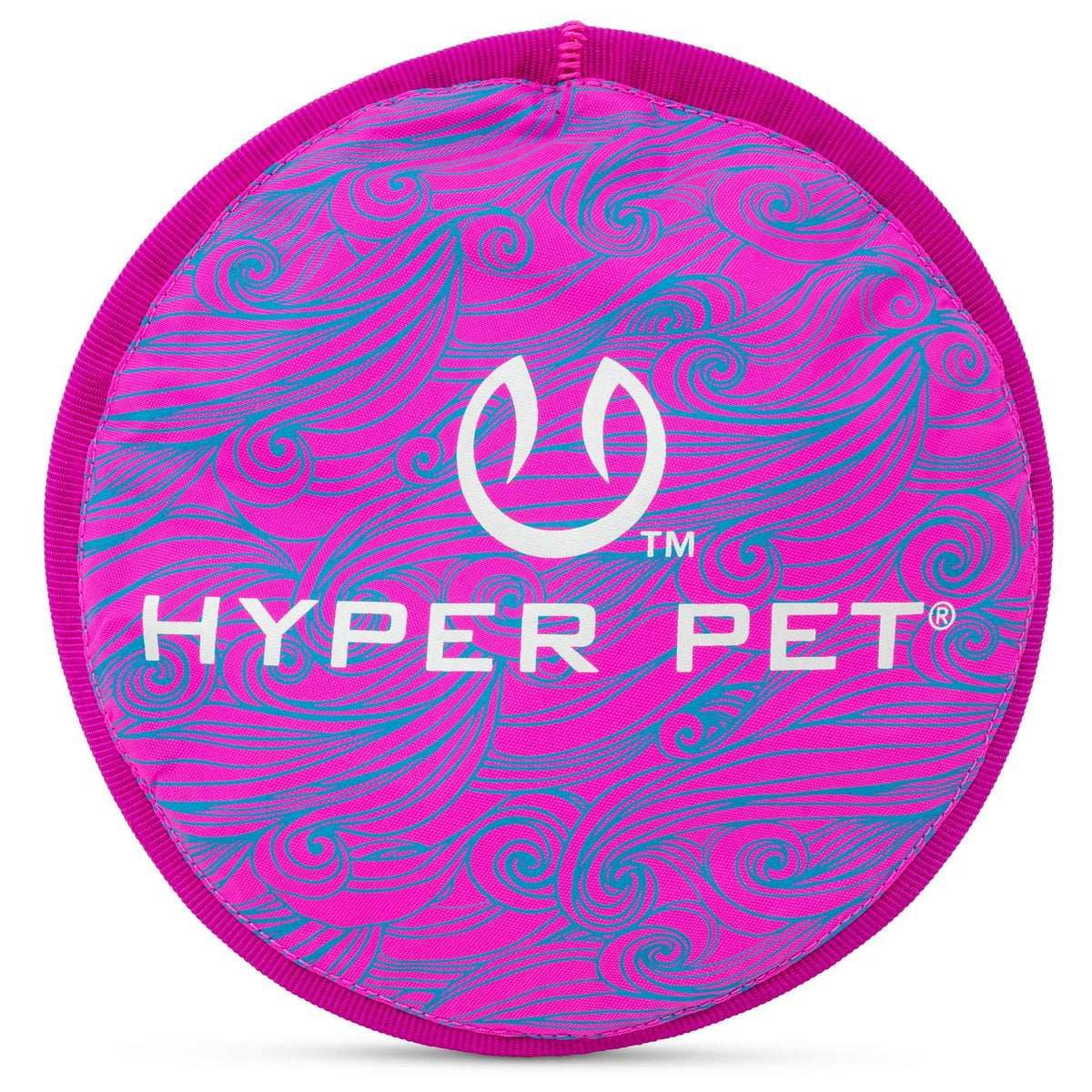 Hyper Pet Flippy Flopper Flying Disc Soft Dog Toy 9 Inch, Floats, 2 Pack | Safe on teeth for all breeds, stays on the water surface for pool and lake fetch games, colors may vary with every order