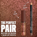 NYX PROFESSIONAL MAKEUP Slim Lip Pencil, Long-Lasting Creamy Lip Liner - Espresso