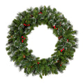 National Tree Company 24in Pre-Lit Crestwood Spruce Christmas Wreath